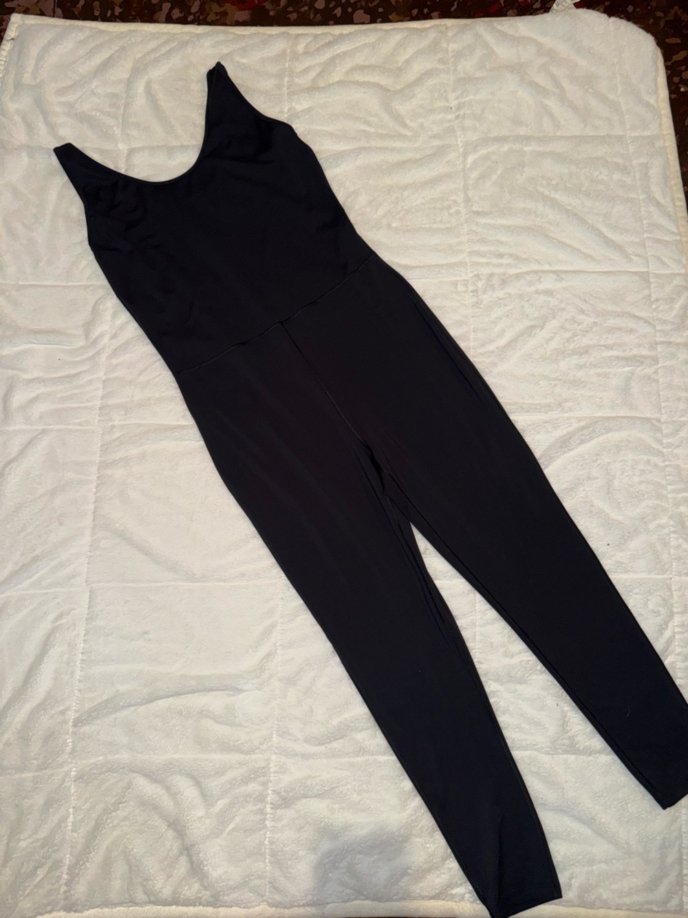 Pink Lily Black Stretch Leggings Jumpsuit